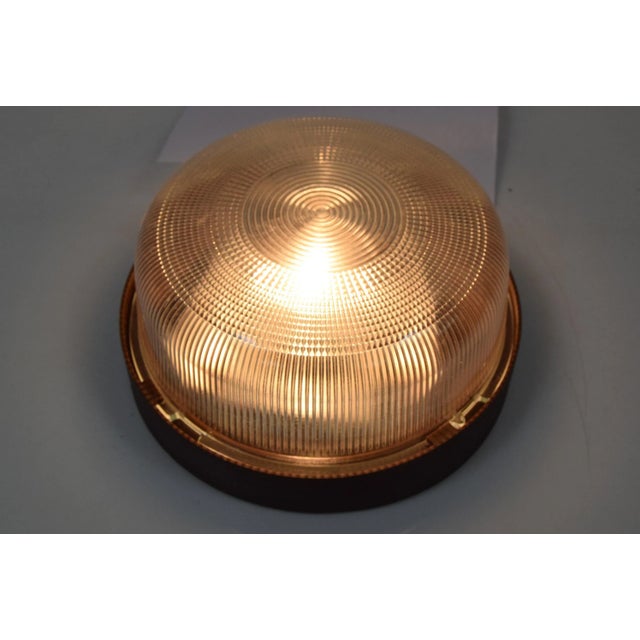 Made in czechoslovakia made of glass, plastic new cabling 1x60w, e27 or e26 bulb re-polished good original condition us...