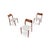 Mid-Century Modern Chairs Model 71 in Bouclé by Niels Otto Møller for J.L. Mollers 1960, Set of 5 For Sale - Image 3 of 11