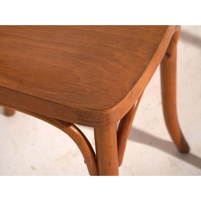 Brown Chairs in Ligna Bentwood, Former Czechoslovakia, 1960, Set of 4 For Sale - Image 8 of 12