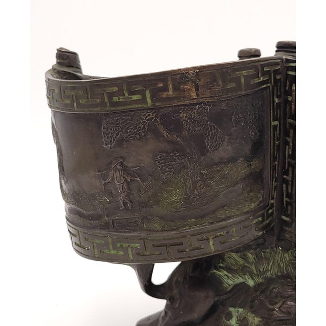 19th Century Chinese Bronze Censer, Circa 1880 For Sale In San Francisco - Image 6 of 12