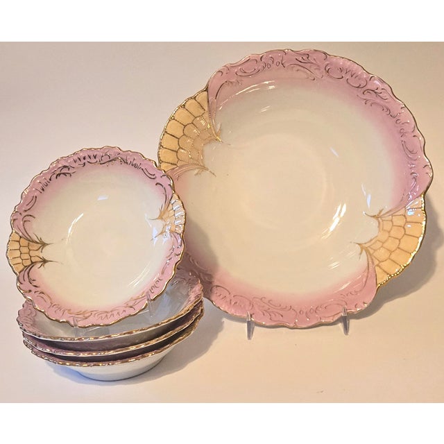 Baroque 1920s Baroque Bowls- Set of Five For Sale - Image 3 of 11