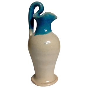 Mid-Century North State Pottery Turquoise Vessel