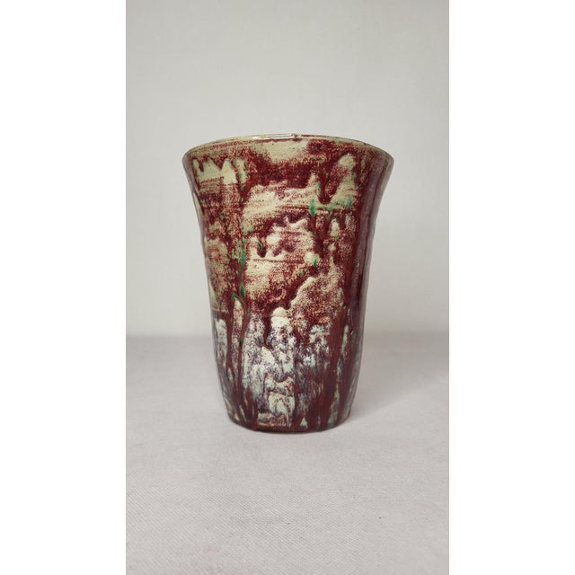 Ceramic Stoneware Vase by Pierre Lion, 1950s For Sale - Image 7 of 7