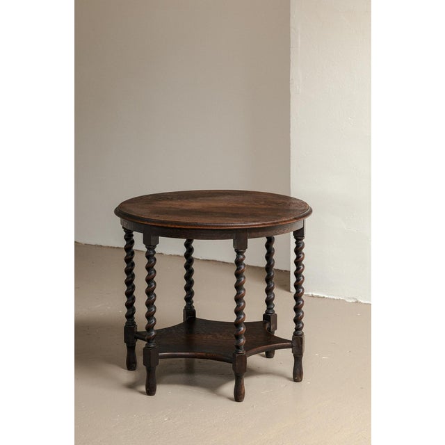 Wood Antique Side Table, 1900s For Sale - Image 7 of 8