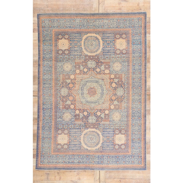 Vintage Afghani Khotan Rug, 06'06 X 09'04 For Sale - Image 10 of 10