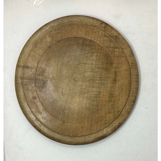 19c Deeply Carved Bread Board For Sale - Image 4 of 4