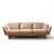 Adrian Pearsall Style Mid Century Walnut Gondola Sofa This sofa measures: 89.5 wide x 32 deep x 29.5 inches high, with a...