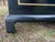 Wood 1970s Classic MCM Black and Gold Two Door Accent Cabinet With Brass Ring Pulls For Sale - Image 7 of 8