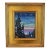 William Hawkins Moonlight Landscape Painting Including the Antiqued Gold Wood Frame For Sale