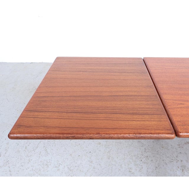 Wood Vintage Danish Extendable Coffee Table by Trioh, 1960s For Sale - Image 7 of 12