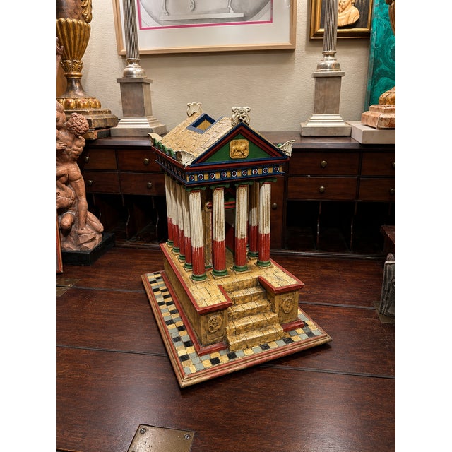 Grand Tour Neoclassical Architectural Model of Ptolemaic Egyptian Temple Dedicated to Horus For Sale - Image 10 of 17