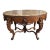 Antique Rosewood Rococo Marble Top Center Table For Sale