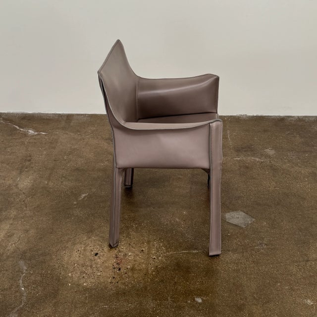 Cassina Cab 413 Dining Chairs - Set of 2 For Sale In Los Angeles - Image 6 of 8