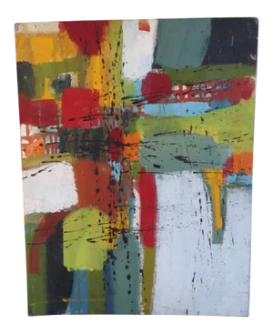 Jae Carmichael Abstract Landscape Oil on Board