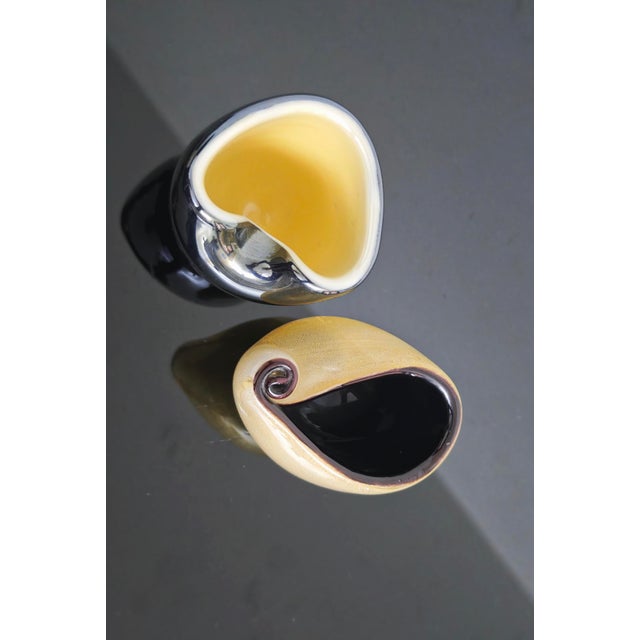 Beige Mid-Century Modern Murano Glass Ashtrays by Archimede Seguso, Italy, 1950s, Set of 2 For Sale - Image 8 of 15