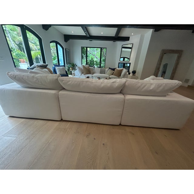 Contemporary Rh 8 Piece Cloud Sectional For Sale - Image 3 of 7