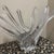 Mid-Century Modern Vintage Art Vannes France Crystal Swirl Splash Wing Centerpiece Bowl For Sale - Image 3 of 6