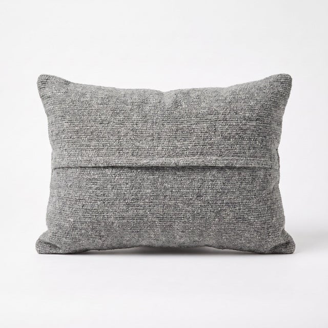 Turkish Oushak Lumbar Rug Pillow Cover 16'' X 24'' For Sale - Image 4 of 4