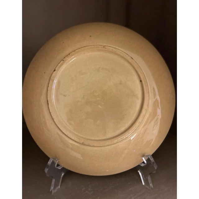 Ceramic Minton Majolica Earthenware Zodiac Plate Set of 8 Late 1800’s Henry Stacey Marks For Sale - Image 7 of 12