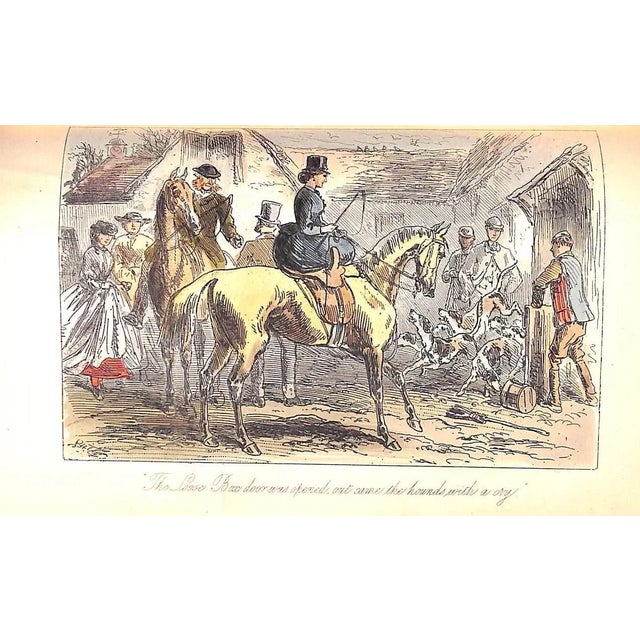 Set of 2 "Mr. Romford's Hounds & Plain or Ringlets?" Book 1865 Leech, John and Browne, h.k. For Sale - Image 9 of 18