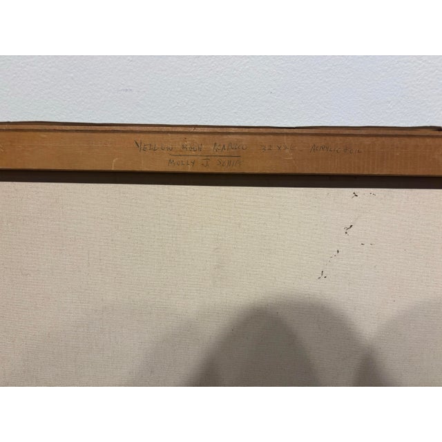 1980s Abstract Mexican Nightscape by Molly Schiff For Sale - Image 4 of 4