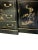 Wood Mid 20th Century Vintage Black Lacquered Chinoiserie Bubble Glass Display Cabinet by Jasper Cabinet Company For Sale - Image 7 of 12