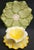 1990s Vintage Mid-Century Modern Daffodil by Ambiance 3-Piece Set Dessert Plate For Sale - Image 5 of 7