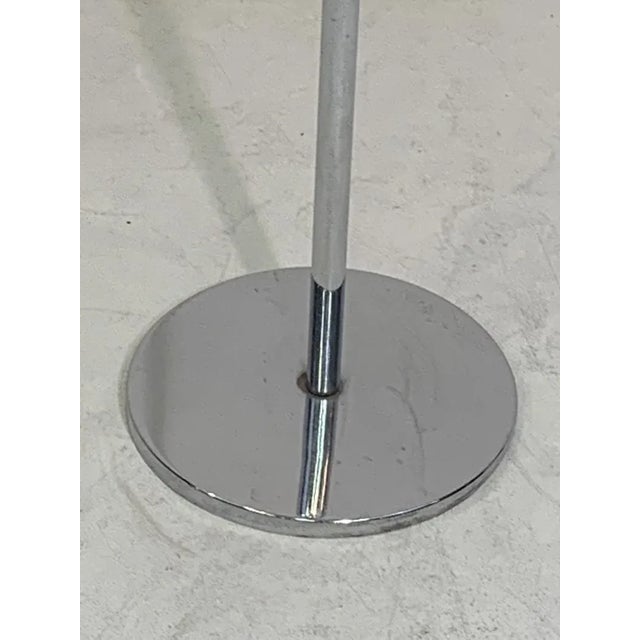 Metal Art Deco Chrome Modernist Torchiere by Gilbert Rohde For Sale - Image 7 of 9