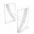 Transparent Vintage Mid-Century Modern Frosted Design Lucite Dining Table Base For Sale - Image 8 of 9