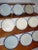 Traditional Early 19th Century Round Blue Shell Edge or Feather Edge Leeds Creamware Plates - Set of 9 For Sale - Image 3 of 8