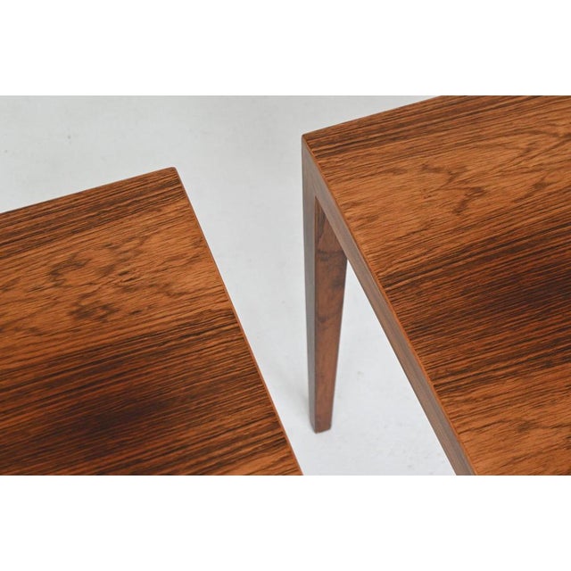 Vintage Danish Side Tables in Rosewood by Severin Hansen, 1960, Set of 2 For Sale - Image 11 of 18