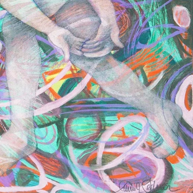 1980s 'Man in Motion' by Carrie Lederer For Sale - Image 5 of 10