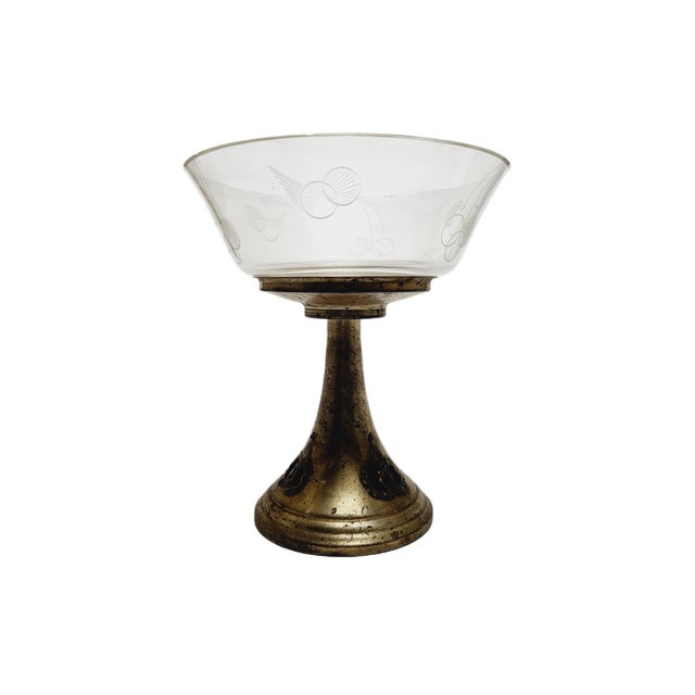 Silver Art Nouveau Bowl on Stand, Czechoslovakia, 1900s For Sale - Image 8 of 14