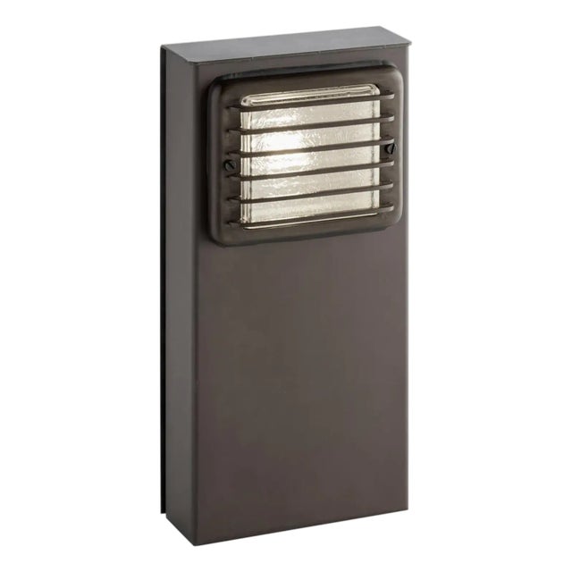 Tekna Country Post Light in Copper With ‘Steplight’ in Dark Bronze Post Light For Sale