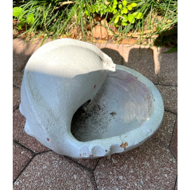 French Terracotta Shell Planter For Sale - Image 10 of 13