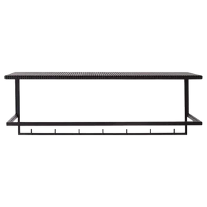 Black Grid Coat Hanger by Kristina Dam Studio