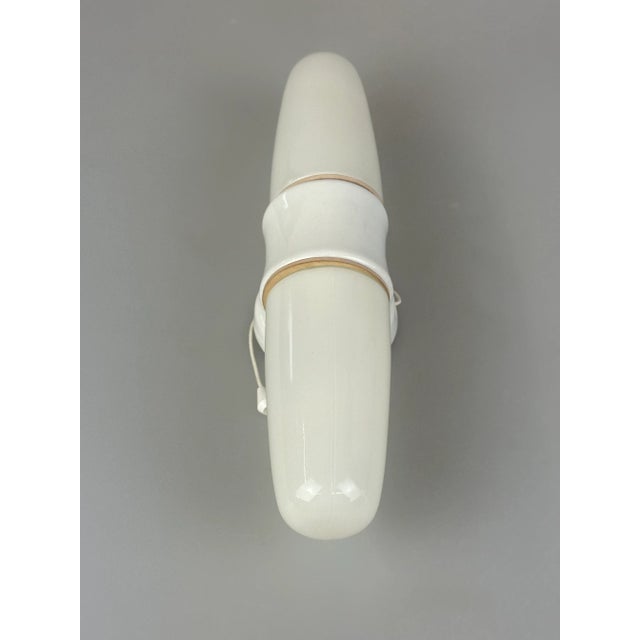 Ceramic Wall or Ceiling Lamp by Wilhelm Wagenfeld for Lindner, 1950s For Sale - Image 12 of 18