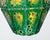 Late 20th Century Felipe Derflingher Art Glass Pendant Light Fixture with Green and Yellow Tones For Sale - Image 9 of 12