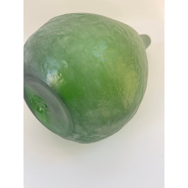 Glass Mexican Recycled Art Glass Tall Vase For Sale - Image 7 of 7