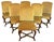 18th Century Baroque Dining Chairs with Gilt Accents, Italy, 1790, Set of 6 For Sale