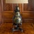 Rococo Antique Painted and Gilded Samovar Lamp For Sale - Image 3 of 18