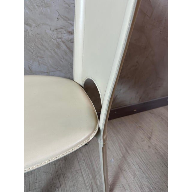 Leather Chairs, 1980s, Set of 6 For Sale - Image 11 of 15