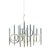 Vintage Scolari for Lightolier Chrome Chandelier For Sale