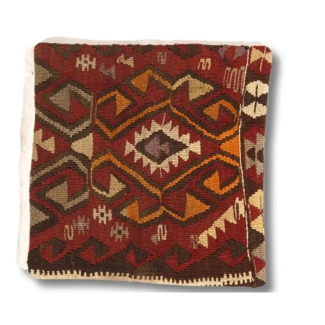 Traditional Vintage Hand Woven K127 Pillow 16" For Sale - Image 3 of 3