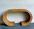 Mid-Century Modern Vintage Boho Pencil Reed Scroll Console Table For Sale - Image 3 of 8