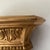 Ceramic Vintage Large Gold Ceramic Wall Bracket Shelf For Sale - Image 7 of 9