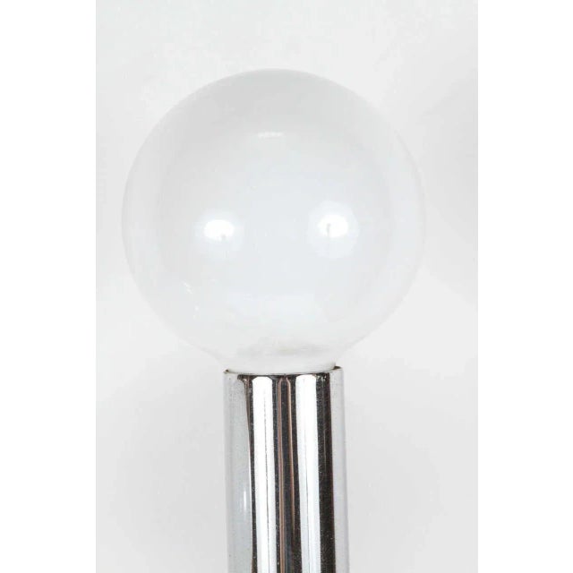 Mid 20th Century Austrian Mid-Century Modern Five-Light Chrome Skyscraper Table Lamp, Kalmar Style, 1960s For Sale - Image 5 of 17