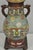 Chinoiserie Antique Chinoiserie Blue Cloisonne Enamel Bronze Champleve Vase Table Lamp For Sale - Image 3 of 12