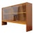 Mid Century Modern Vintage Teak Bookcase Glass Door Display Cabinet For Sale