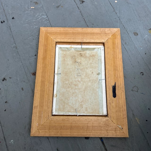 1970s 1970’s Original Impressionist Bouquet of Flowers Still Life Small Painting For Sale - Image 5 of 5